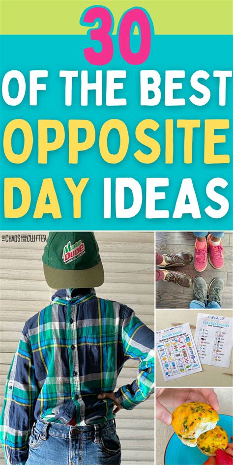 Opposite Day Ideas | Opposites preschool, Opposites, Opposites game