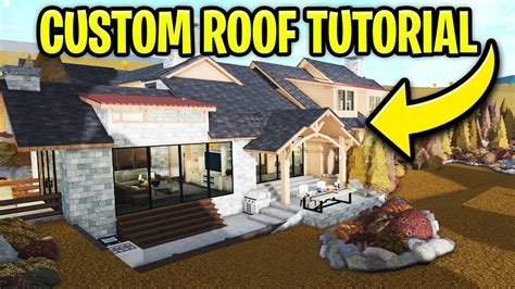 How to make a custom roof in Bloxburg! (Roblox) - YouTube