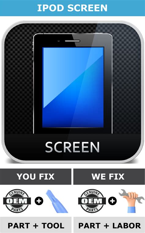 Original Apple IPod Screen Replacement Service & Repair Kits