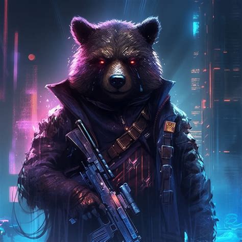 Bear as an assassin by PicSoAI on DeviantArt