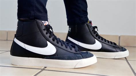 Nike Blazer 77 Black White on Feet Review - YouTube