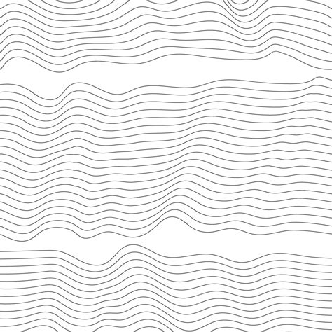 Lines Seamless Wave Pattern Vector, Blending, Wave Pattern, Lines PNG and Vector with ...