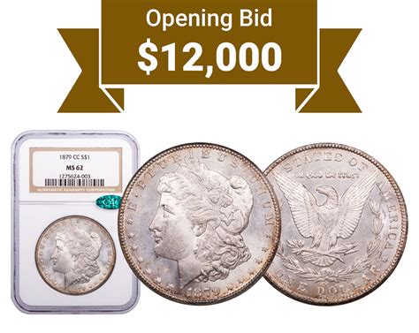 1879-CC Morgan Dollar NGC MS62 CAC - Rare Collectibles TV