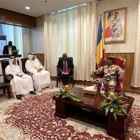 President of military council of Chad meets advisor to the Amir - Read ...