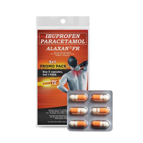 ALAXAN FR 5+1 capsules (For Pain Relief & Fever) – Biggrocer