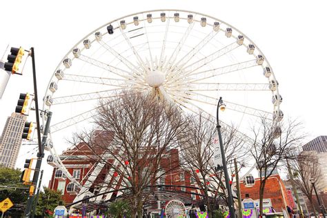 The Ferris Wheel downtown Atlanta side view Photograph by Billy Blume ...