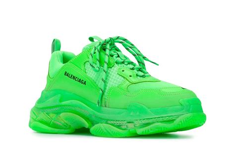 Balenciaga Triple S Neon Green Release Info | SneakerNews.com