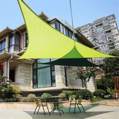 LyShade 16'5" Right Triangle Sun Shade Sail Canopy - UV Block Patio ...