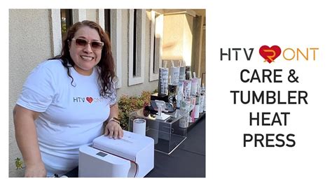 HTVRONT Care & Tumbler Press Charity Event! - YouTube