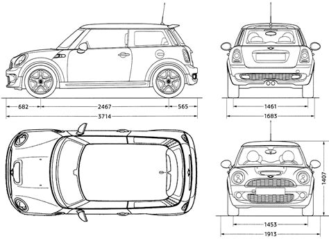 15 Elegant Car Blueprints With Dimensions