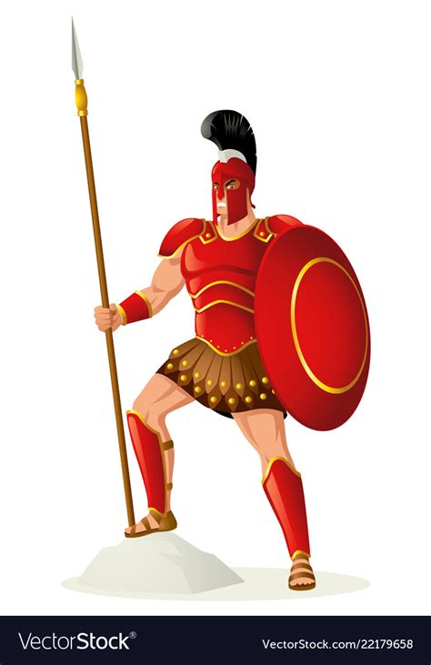 Ares the god of war Royalty Free Vector Image - VectorStock