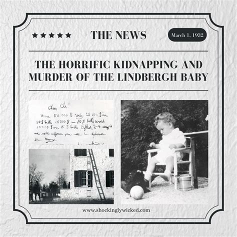 The Horrific Kidnapping and Murder of the Lindbergh Baby — Shockingly ...