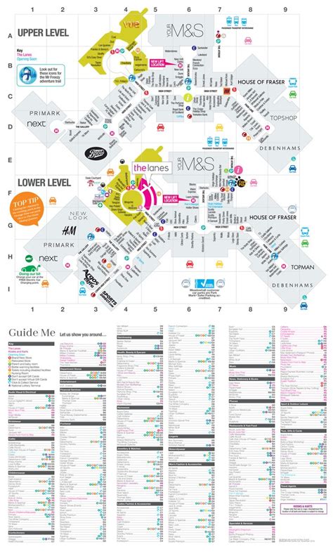 Mall Guide | Meadowhall in Sheffield | Mall design, Mall wall, Mall