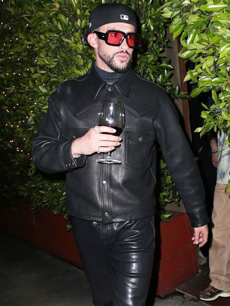 Kendall Jenner & Bad Bunny Match In Leather Outfits On Date Night – Hollywood Life