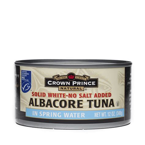 12 oz Solid White Albacore Tuna, No Salt Added - Thrive Market