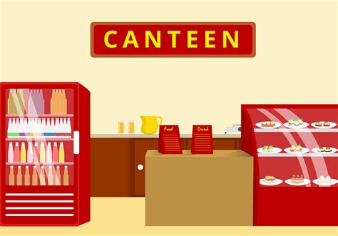 School Canteen Background