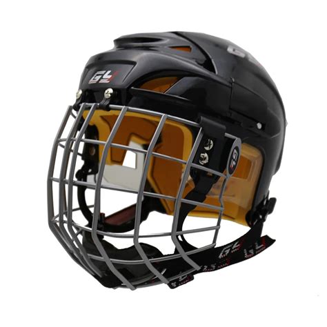 GY SPORTS New Design Ice Hockey Helmet for Adult Free Shipping CE Approval Combos A3 Steel-in ...