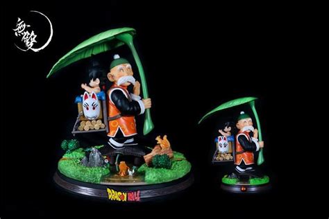 [PO]DRAGON BALL: GOKU AND GRANDPA GOHAN STATUE FIGURE, Hobbies & Toys ...