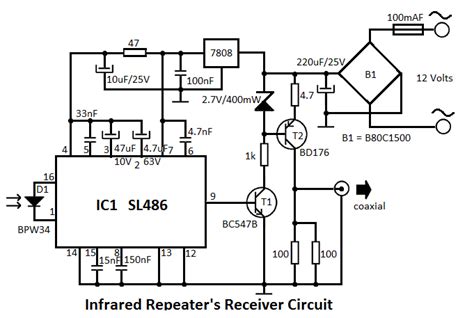 ir repeater circuit diagram - Circuit Diagram