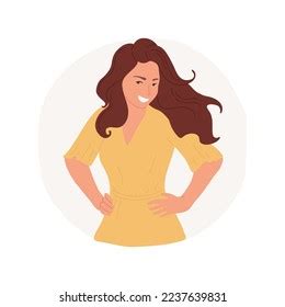 Self-awareness Isolated Cartoon Vector Illustration Young Stock Vector ...