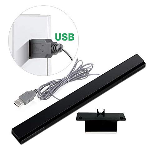 SOONORY USB Wired Wii Sensor Bar, Replacement Infrared IR Ray Motion ...