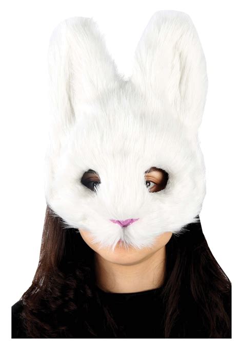 White Bunny Mask - Masks