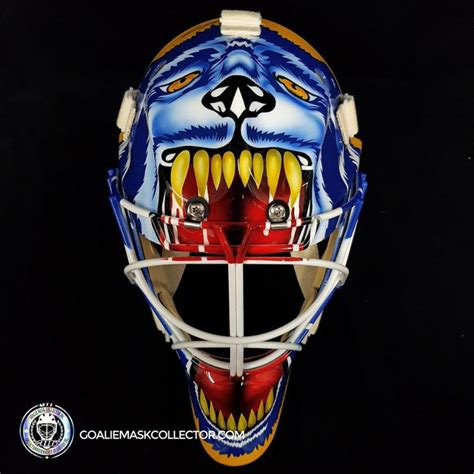 Curtis Cujo Joseph Un-Signed Goalie Mask Mad Dog St.Louis – Goalie Mask ...