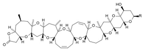 Brevetoxin (a) and (b) time-resolved absorption and resonance ft-ir and ...