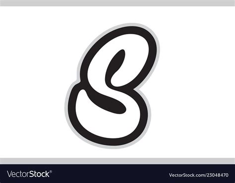 S black and white alphabet letter logo icon design , #Aff, #alphabet, # ...