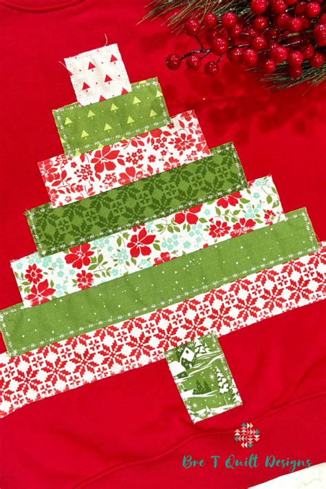 How To Make A Quilty Christmas Sweater - Bre T Quilt Designs