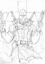 Free Printable Deadpool Coloring Pages For Kids sketch template