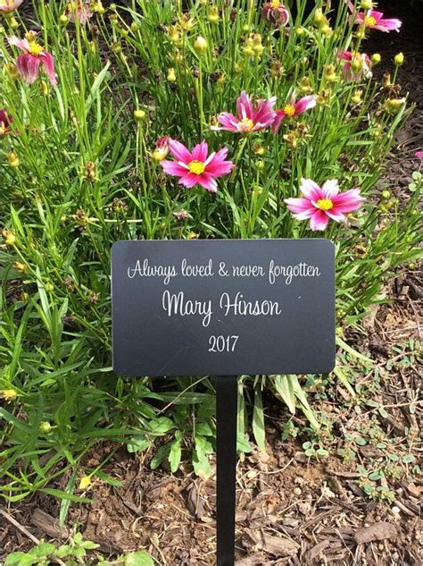 Garden Memorials, Name Plates, Memorial Plaque, Metal Plaques, Garden ...