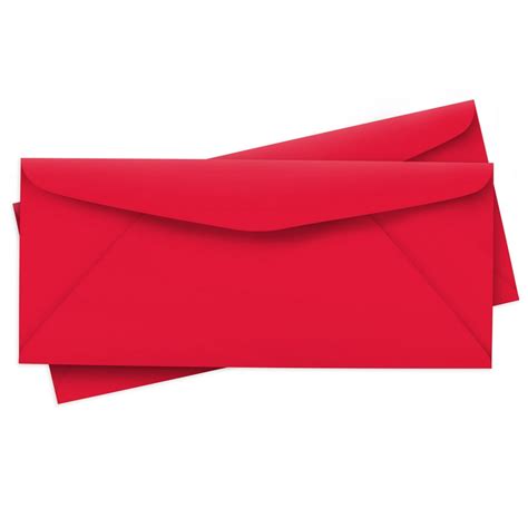 Red Bright Color #10 Envelopes - Great for Mailing Letters, Business ...