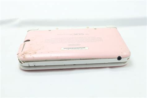 Nintendo 3DS XL Pink Console~ For Parts~ Handheld Only - Damage ...