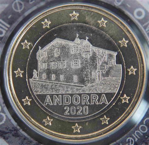 Andorra 1 Euro Coin 2020 - euro-coins.tv - The Online Eurocoins Catalogue