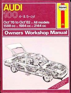 AUDI 100 4 & 5 Cyl 1976-1982 Haynes Shop Manual 1588 1984 & - Catawiki