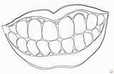Printable Mouth Coloring Pages Free For Kids And Adults sketch template
