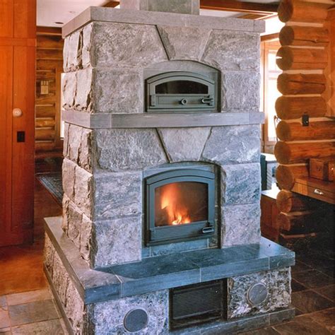 Tulikivi Masonry Heaters | Photos of Soapstone Fireplaces | Soapstone wood stove, Outdoor ...