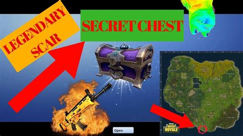 Fortnite: Battle Royal Secret Chest Location (Guaranteed Gold Scar ...