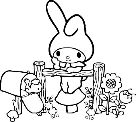 My Melody Coloring Pages | Learn To Coloring