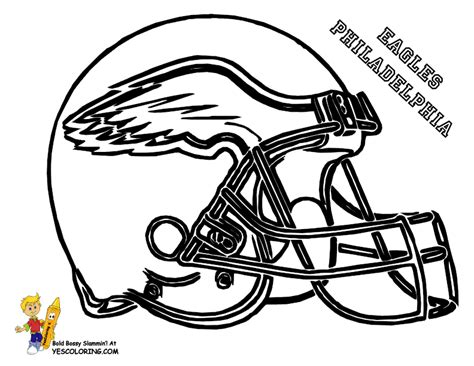 Image result for philadelphia eagles helmet coloring pages | Football ...