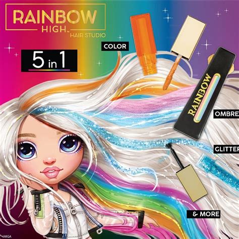 Rainbow High Hair Studio Amaya Raine doll | Hair studio, Rainbow, High hair