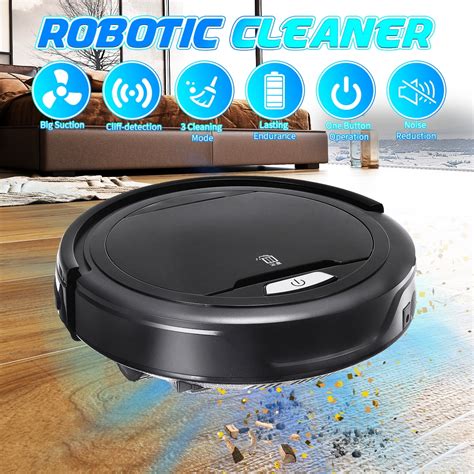 2 in 1 Automatic Cleaning Robot Smart Cleaning Robotic Robot Floor Vacuum Cleaner Mop Sweeping ...