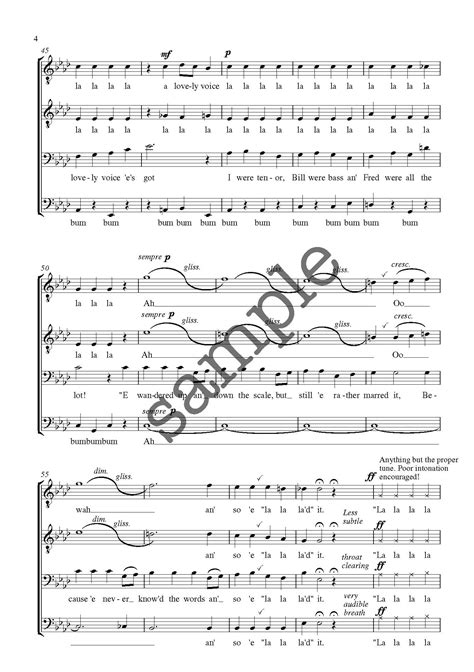 The Carol Singers - TTBB - Alan Simmons Music - Choral Sheet Music for Choirs & Schools