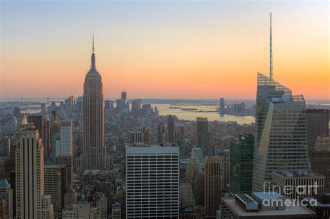 Top of the Rock Sunset I Photograph by Clarence Holmes