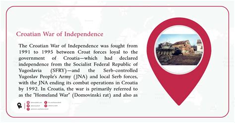 Croatian War of Independence - Stories on Map - Historydraft