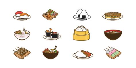 Japanese Food Vector Art, Icons, and Graphics for Free Download