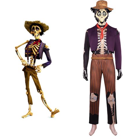 CoCo Hector Rivera Cosplay Costume Hat Outfits Halloween Carnival Suit