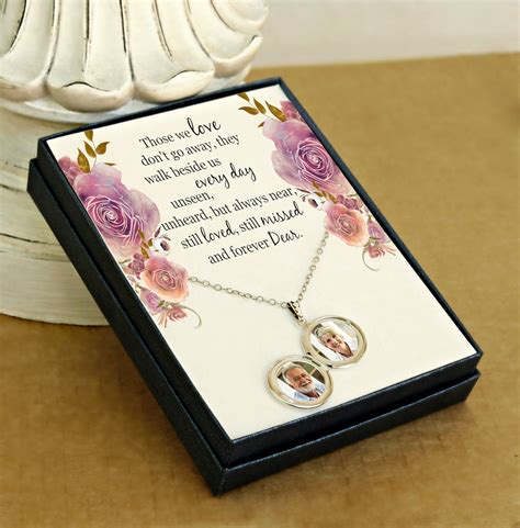 Custom Memorial Gift For Mom, Memorial Jewelry, Memorial Necklace, Remembrance Gift For ...