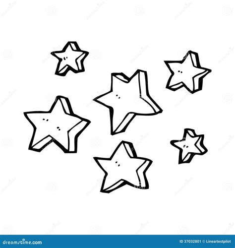 Cartoon Stars Stock Image - Image: 37032801